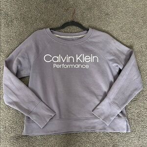 Calvin Klein Performance Women's Lavender Raglan Sweatshirt